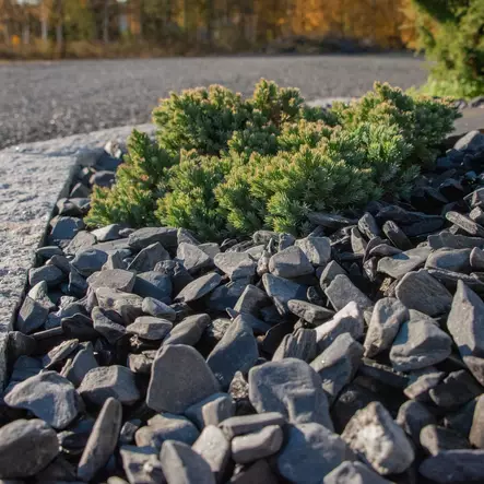 Liuskekivikate, Orivesi musta, 500 kg, 10-40 mm myllytetty koristekivi - Koristekivet - 4300 - 2