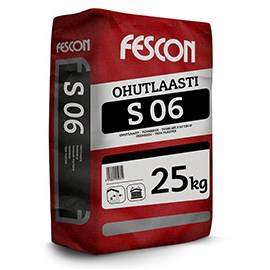 Saumauslaasti, Fescon S06 mustanharmaa, 25 kg - Saumalaastit - 1160 - 1