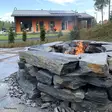 Luonnonkivinuotio Orivesi Sisu, Liuskekivinuotio - Nuotiopaikka - 2610 - 3