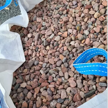 Koristekivi punainen singeli, 1000 kg, suursäkki - Koristekivet - 2975-1 - 1