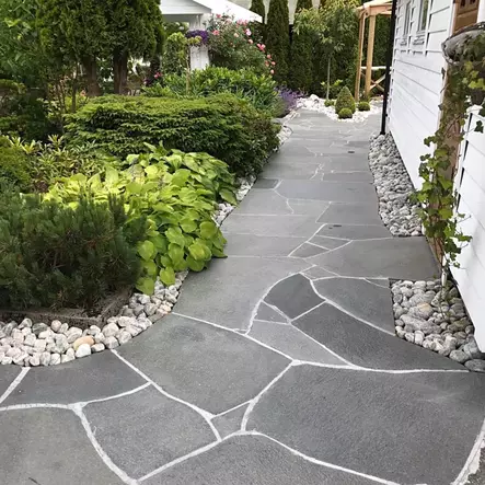 Liuskekivi, Altan harmaa 3-4 cm, 5m2 pakkaus, Alta XL pihakivi - Liuskekivet - 1131 - 1