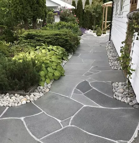 Liuskekivi, Altan harmaa 3-4 cm, 5m2 pakkaus, Alta XL pihakivi - Liuskekivet - 1131 - 1