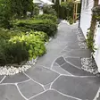 Liuskekivi, Altan harmaa 3-4 cm, 5m2 pakkaus, Alta XL pihakivi - Liuskekivet - 1131 - 1