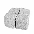 Noppakivi, harmaa 10x10x10 cm, Kotimainen Kurun harmaa graniitti - Noppakivet ja nupukivet - 1111 - 5