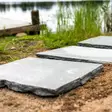 Pihalaatta Alta harmaa askelkivi 500x500x30-50 mm luonnonkivilaatta - Askelkivet ja polkukivet - 3011 - 1