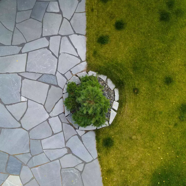 Liuskekivi, Altan harmaa 3-4 cm , 15m2 pakkaus, Alta XL pihakivi - Liuskekivet - 2861 - 1