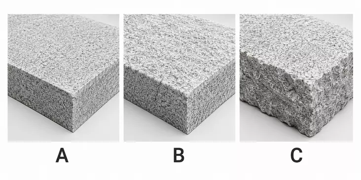 Graniitin pintakäsittelyt