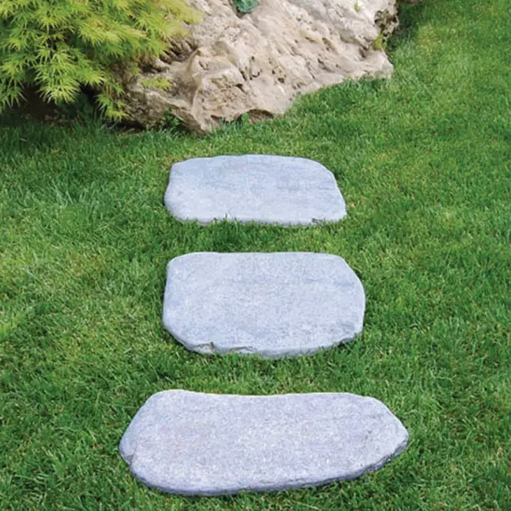 Liuskekiviaskelma, Kavalan harmaa askelkivi L, n. 40x40 cm - Askelkivet ja polkukivet - 1385-2 - 1