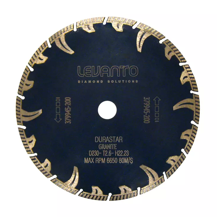 Timanttiterä Durastar luonnonkivelle, 125mm M14 kiinnitys - Timanttiterät - 3002 - 1