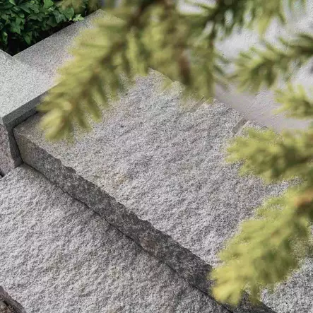 Porraskivi, Graniittiporras kurun harmaa 1000 x 400 x 130 mm - Kotimainen luonnonkivi - Porraskivet, luonnonkivet - 3033 - 2