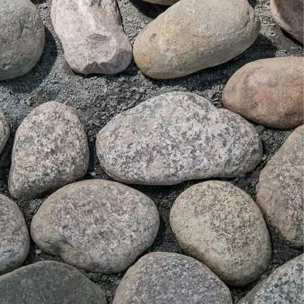 Seulanpääkivi 10-15 cm Harmaa luonnonkivi, 1000kg suursäkki - Seulanpää- ja mukulakivet - 1153 - 1