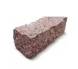 Reunakivi punainen graniitti 10x10x25-35 cm kotimainen luonnonkivi - Reunakivet, luonnonkivet - 3043 - 1