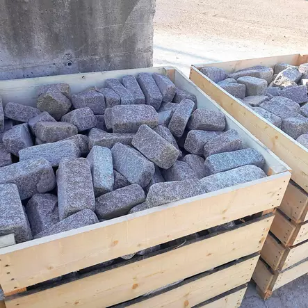 Viola 10x10x15-30 cm Reunakivi, Punertava Myllytetty Antiikki - Reunakivet - 4164 - 2