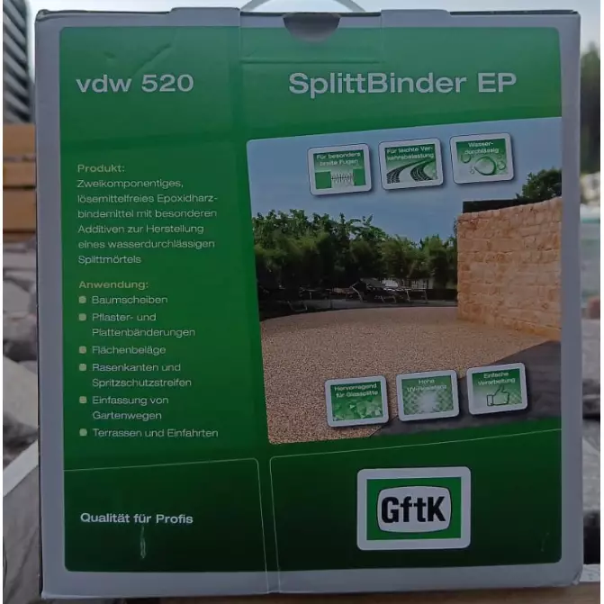 Kiviainesten kovettaja, Gftk VDW 520, 5kg - Saumalaastit - 4074 - 1