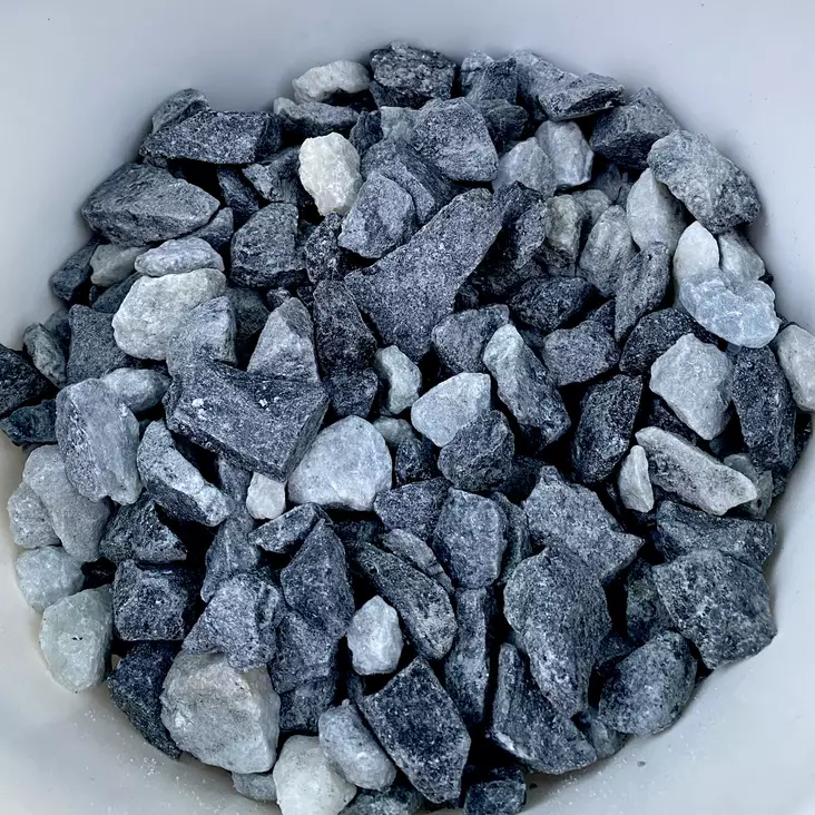 Koristekivi grafiitti - valkoinen 16-32 mm sepeli 800kg suursäkki - Koristekivet - 4064 - 1