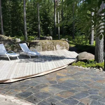 Liuskekivi Sisu Rust, Oriveden ruskea, 3-5 cm Pihakivi, 10m2 pakkaus - Liuskekivet - 1125 - 2