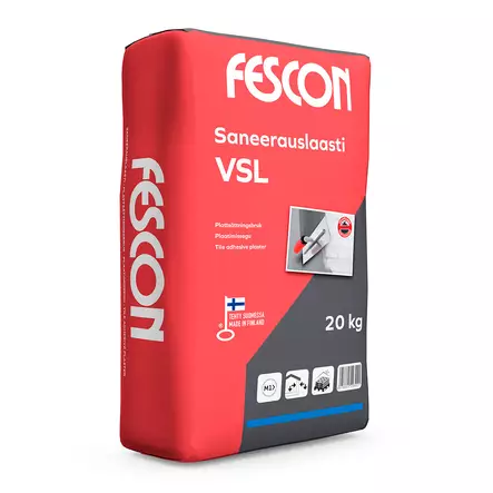 Saneerauslaasti, Fescon VSL, 20 kg - Kiinnityslaastit - 1565 - 1