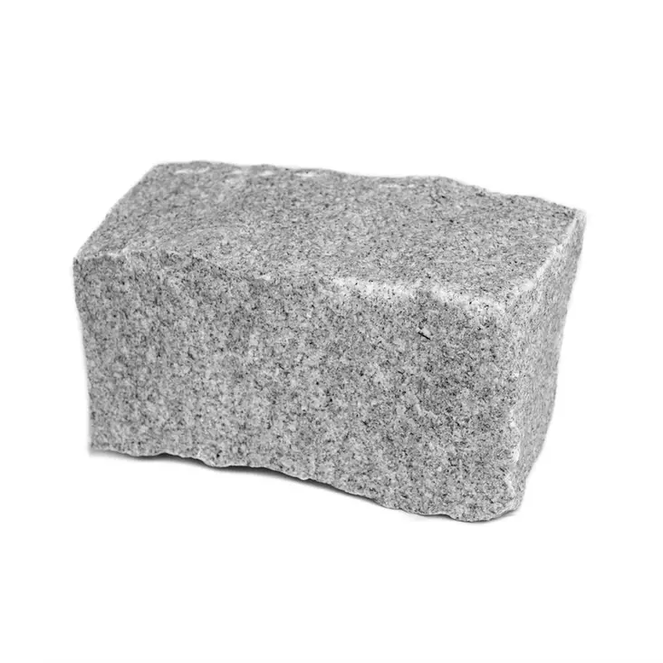 Nupukivi, harmaa 22x14x14 cm, Kurun harmaa kotimainen Graniitti - Noppakivet ja nupukivet - 1115 - 1