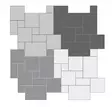 Pihakivisarja harmaa 30 mm Graniittilaatta Roomalainen ladonta - LAVA 11,5 m2 - Graniittilaatat - 3026 - 3