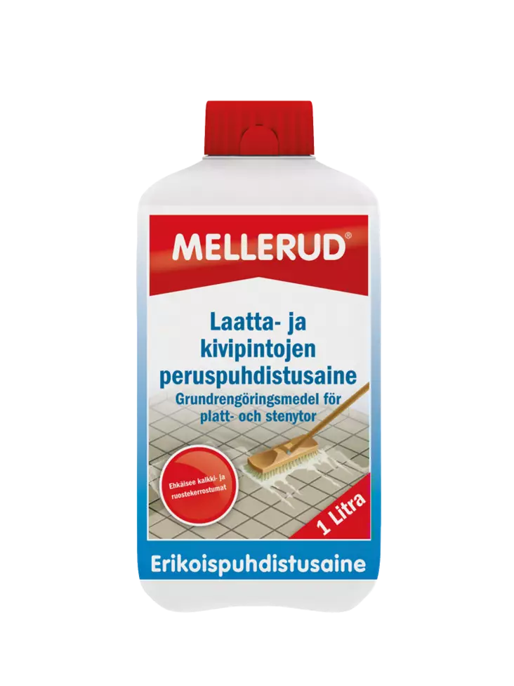 Mellerud, Laatta ja kivipintojen , peruspuhdistusaine. 1 L - Kivisuoja/ puhdistus-aineet - 2306 - 1