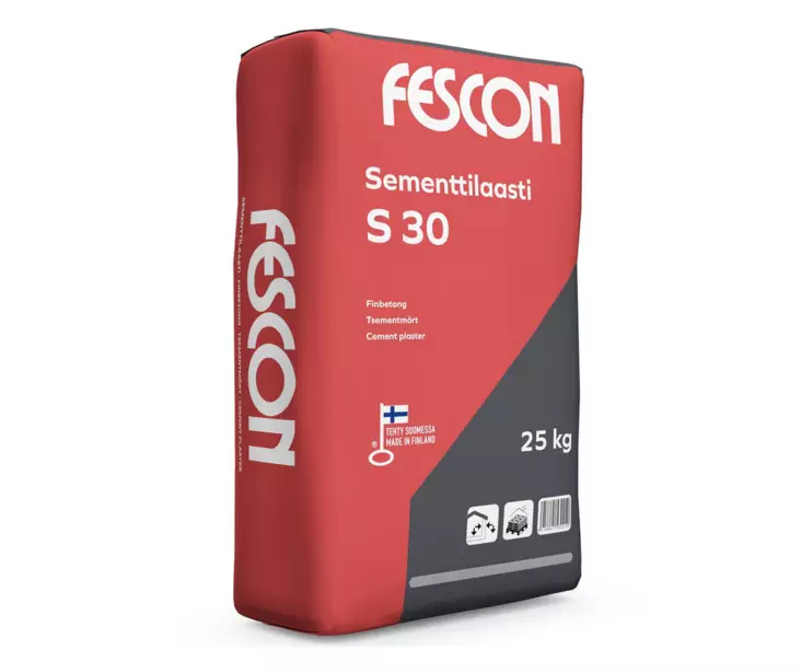 Sementtilaasti, Fescon S30, 25 kg - - 4147 - 1