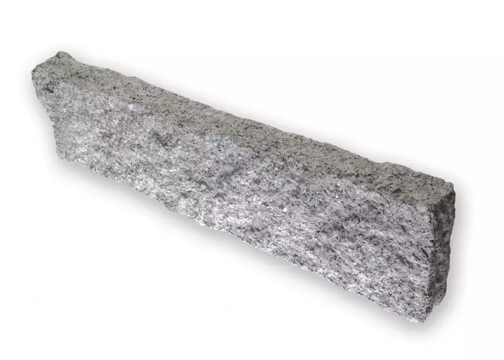 Reunakivi graniitti R8, harmaa, 90-110x20x8 cm - Reunakivet, luonnonkivet - 1117 - 1
