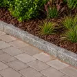 Reunakivi graniitti R10, harmaa, 100-115x25x10 cm - Reunakivet, luonnonkivet - 1118 - 3