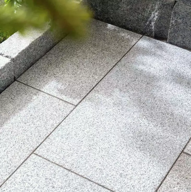 Graniittilaatta Kurun Harmaa Poltettu 300x600x60 mm | Kotimainen Luonnonkivilaatta - Graniittilaatat - 4248 - 2