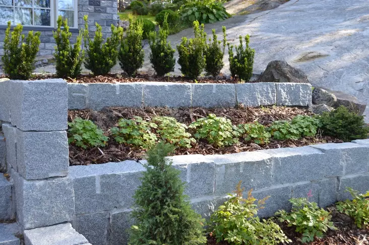 Graniittimuurikivi, Kurun harmaa, 20x20x40 cm - Muurikivet, luonnonkivet - 2328 - 1