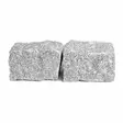 Noppakivi Kurun Harmaa graniitti 10x10x5 cm, Matala kotimainen luonnonkivi - Noppakivet ja nupukivet - 2629 - 3