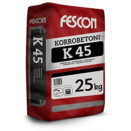 Kiinnityslaasti, Fescon Korrobetoni K45, 25 kg - Kiinnityslaastit - 1559 - 1