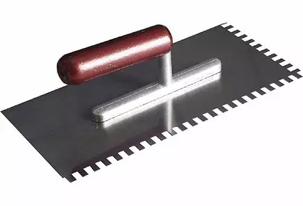 Laastikampa 28 cm R 8, neliöhammastus - Laatoitus- ja muuraustyökalut - 2319 - 1