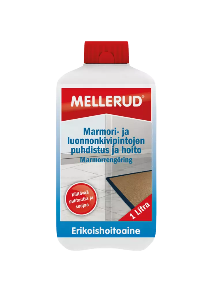 Mellerud, Marmori ja luonnonkivipintojen, Puhdistus ja hoito - Kivisuoja/ puhdistus-aineet - 2309 - 1