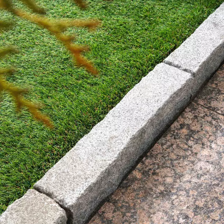 Reunakivi kurun harmaa graniitti 7x10x40 cm luonnonkivi - Reunakivet, luonnonkivet - 3029 - 2